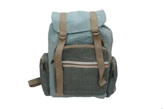 Stylish Hemp Rucksack Bag