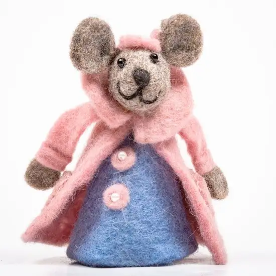 Mouse with Cape Felt Toy